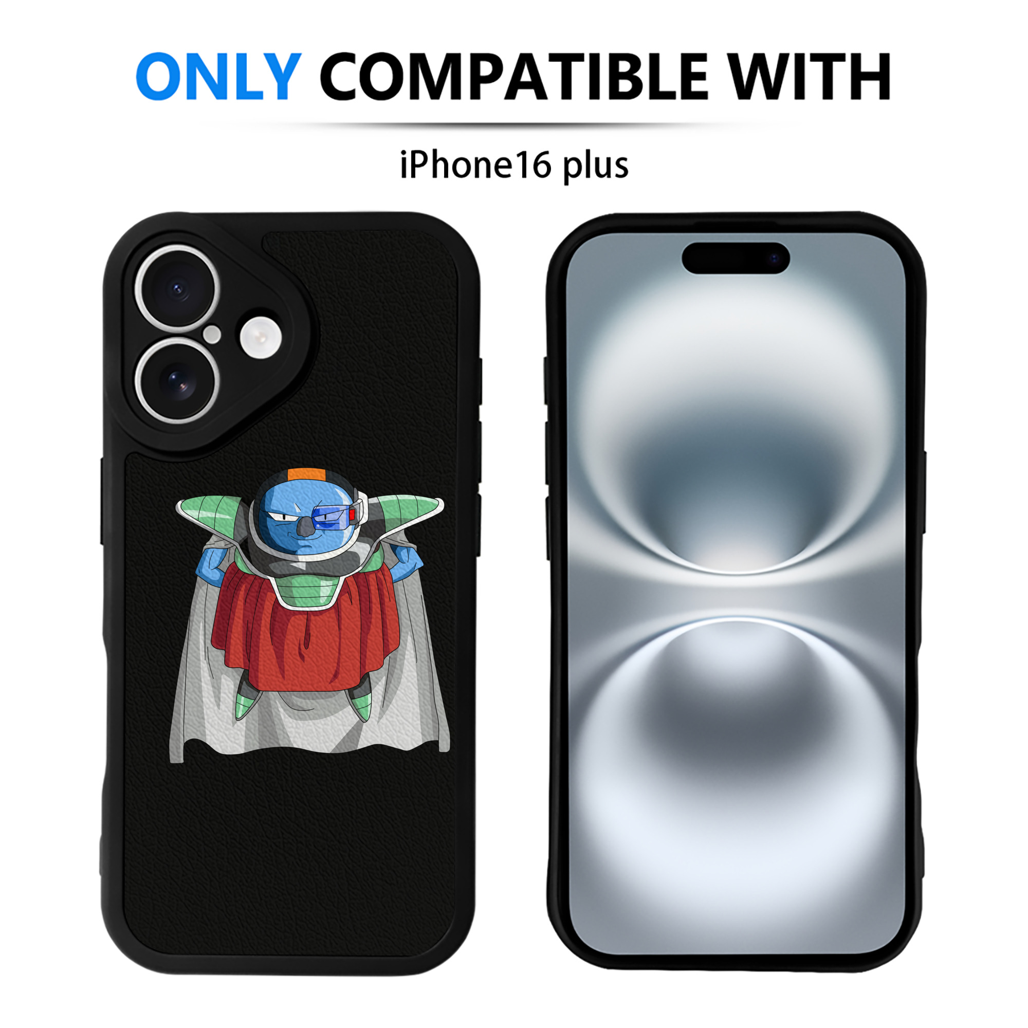 （画像用） ドラゴンボール DRAGON BALL 【iPhone 16シリーズ対応】シリコンスマホケース（レザー調） 材質：シリコン